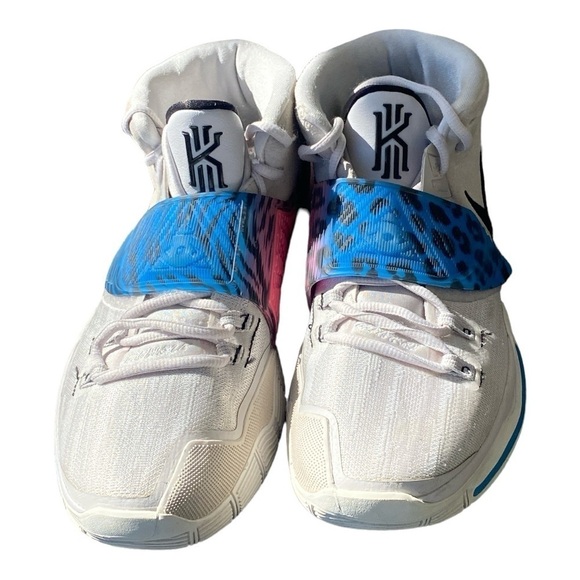 KYRIE ERVIN NIKE 6 Animal Print Mens Sneakers Size 12 Suede Leather Auth… - Picture 4 of 17